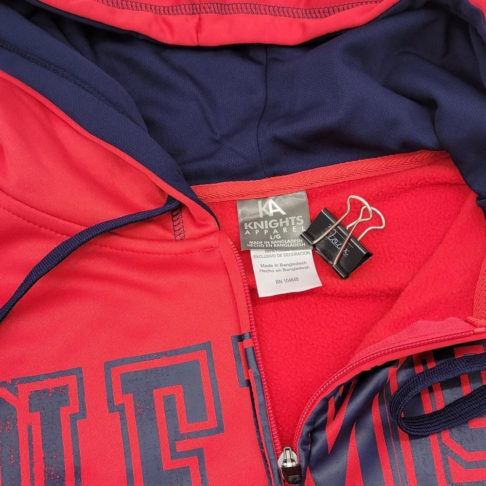 NEW! Ole Miss Hoodie Pullover NCAA Rivalry Threads/Knights Apparel Men's Sz L - Picture 6 of 6